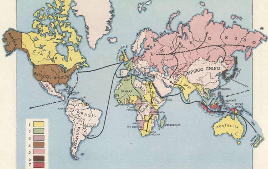 Historia mapa del mundo antes de la primera guerra mundial Historia mapa del mundo antes de la primera guerra mundial